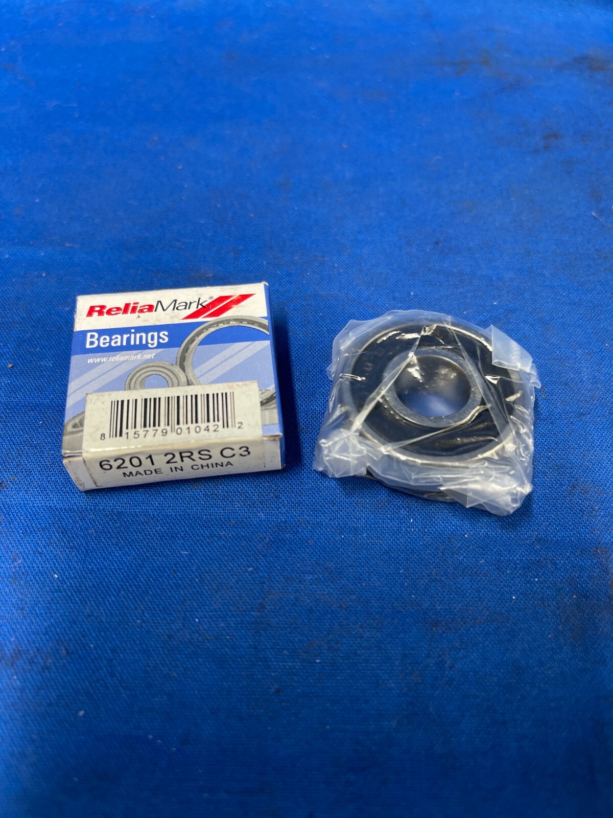 RELIAMARK DEEP GROOVE BALL BEARING 62012RSC3 12MM ID 32MM OD 10MM WIDTH