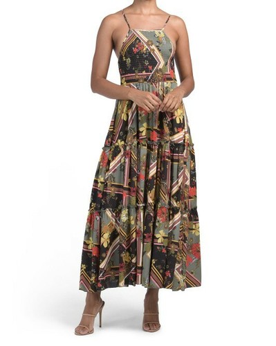 NWT Abel The Label ATL Maxi Scarf Dress 