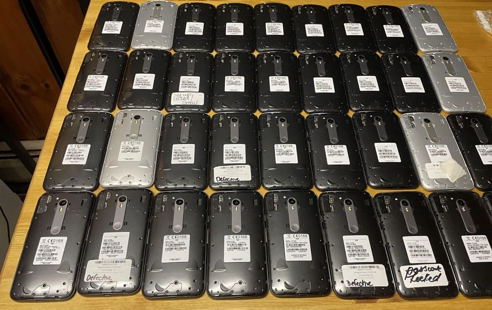 Defective Lot of 36 Motorola G 3rd Gen | XT1548/XT1540 Untested Read Description - Image 3 of 4
