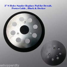 5" 8 Hole Sander Pad For Dewalt D26453K D26451K Porter Cable 382 151281 DW423