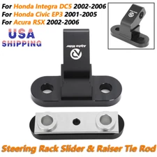 US For Honda Acura Civic Integra Steering Rack Slider & Riser Raiser Tie Rod Kit