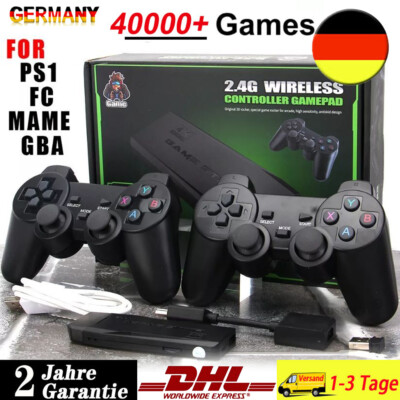 Retro 35000+ Videospielkonsole 4K HD TV Spiel Stick 64GB w/2 Wireless Controller