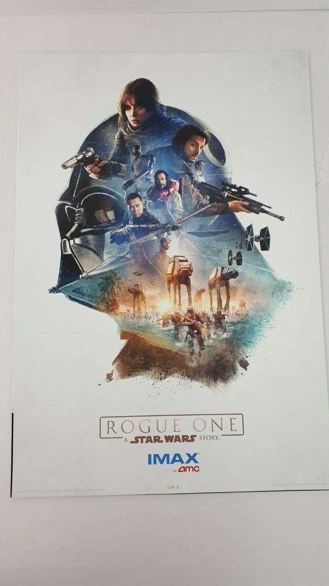 Star Wars Rogue One Imax Movie Posters 19''X13''Go Rogue In Imax