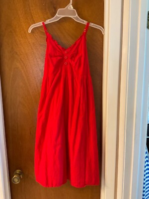Red Sun Dress No Boundaries