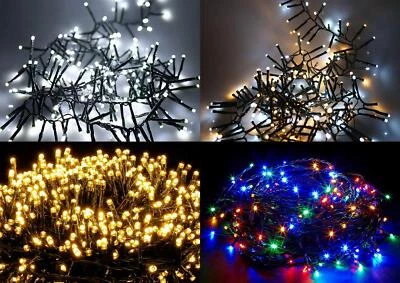 SHATCHI Racimo LED Hadas Luces de Navidad Interior Exterior Árbol de Navidad Vacaciones Hogar Decoración