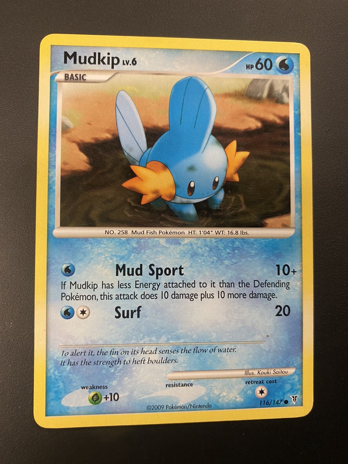 2009 Pokémon Platinum - Supreme Victors Mudkip #116