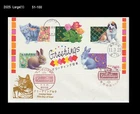 Pet,Animal,Cat,Rabbit,Dog,Puppy,Flower,Japan 1999 FDC,Cover,Greetings