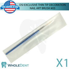 Professional Nail Art Brush #03 Synthetic Thin Decorative Liner Tip Polish