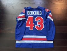 NTDP Team USA Game Worn Hockey Jersey #43 Mikey Berchild Nike Swift Hurricanes