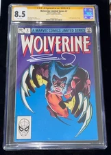 Frank Miller signed Wolverine #2 1982 "Iconic Cover" Marvel Auto Comic CGC 8.5