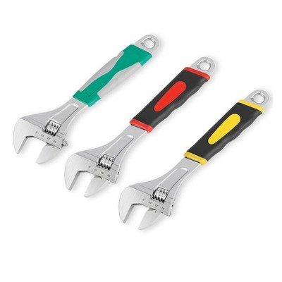 6/8/10/12Inch Adjustable Wrench Multifunctional Double Use Large Open End Wrench