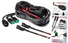 10016W DT Wiring Harness Kit for LED Light Bars - 16AWG Wiring Harness-2 Leads