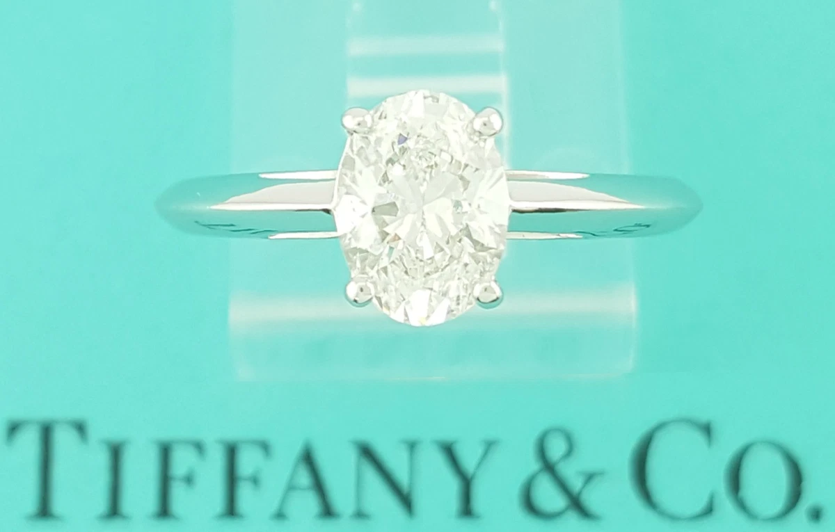 Tiffany & Co. Platinum Oval Diamond Engagement Rings for sale | eBay