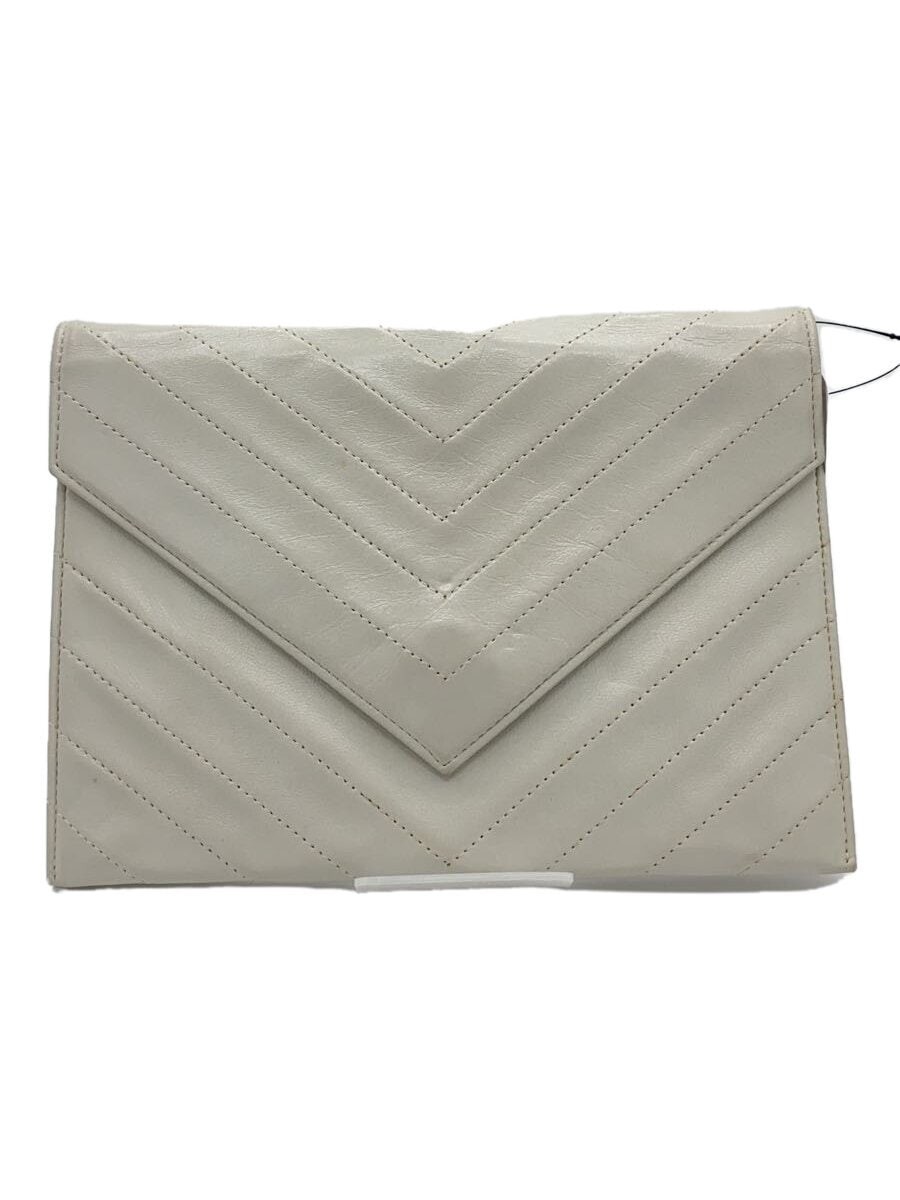 YVES SAINT LAURENT Ivo leather clutch bag