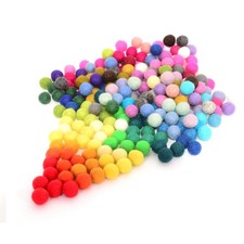 240 PCS 2cm Felt Pom Poms 40 Colors Wool Craft Supplies Decoration Hobby
