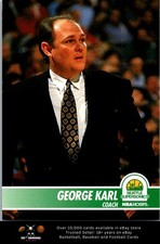 1994-95 Hoops BASKETBALL #294 George Karl