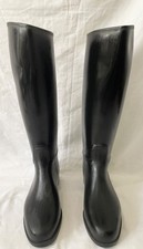 Black Rubber Men's Riding Boots LOVESON UK 9 /AU 10 /US 10