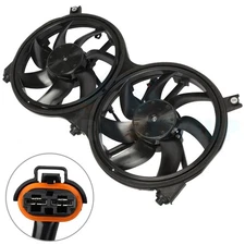 Radiator Condenser Cooling Fan Assembly for 2013-2018 Nissan Pathfinder 3.5L