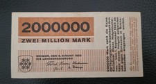 GERMANY Weimarer Republik, Thüringen, 2 Millionen Mark 1923, VF