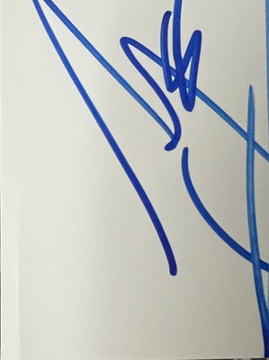 WWE AJ STYLES SIGNED 8X10 ORIGINAL WRESTLING PROMO PHOTO VERY RARE