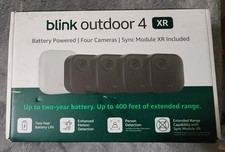 NEW Blink Outdoor 4 XR HD Smart Security Wireless 4 Camera System w sync module
