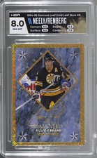 1994-95 Leaf Gold Stars 1105/10000 Cam Neely Mikael Renberg #9 HGA 8 HOF 08wv