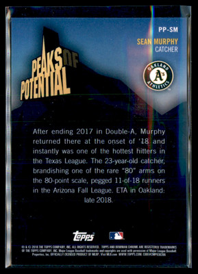 その他 Sean Murphy Auto Bowman Chrome Gold 2018 Bowman Chrome - Peaks of Potential Sean Murphy #PP-SM Atomic