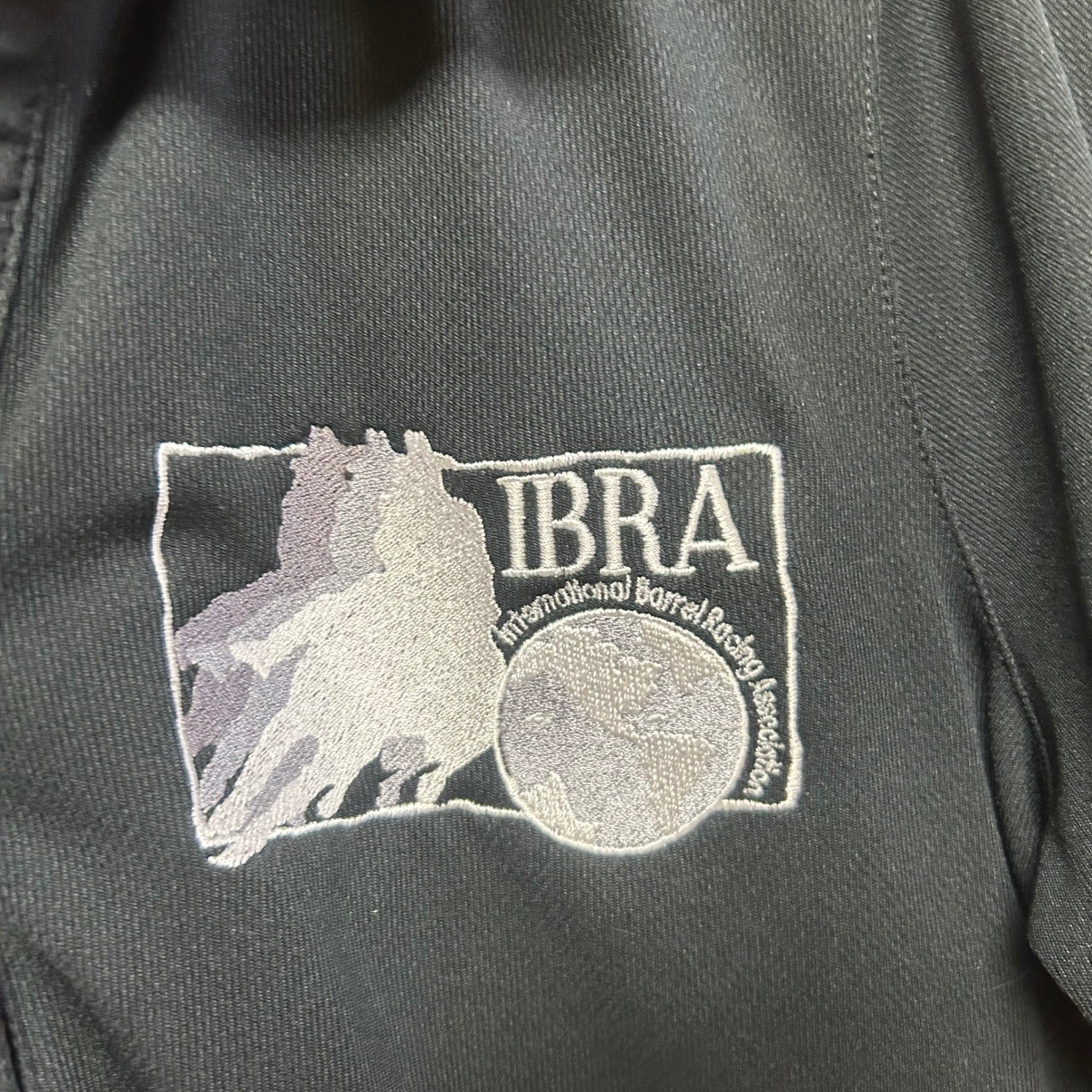 Nike Golf IBRA International Barrel Racing Association Dri-FIT Polo Shirt Black