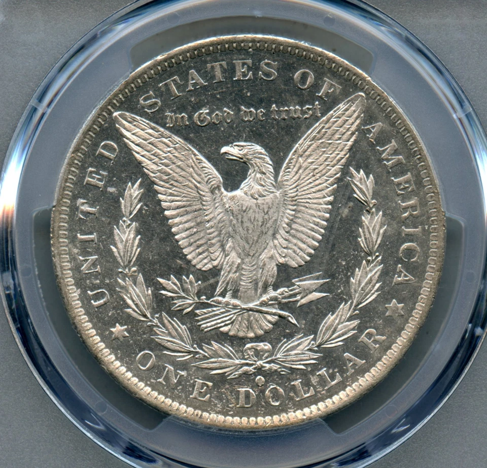 Dólar de plata O Morgan 1883 graduación profesional MS 62 DMPL a prueba de espejo profundo como Foto 4 de 4