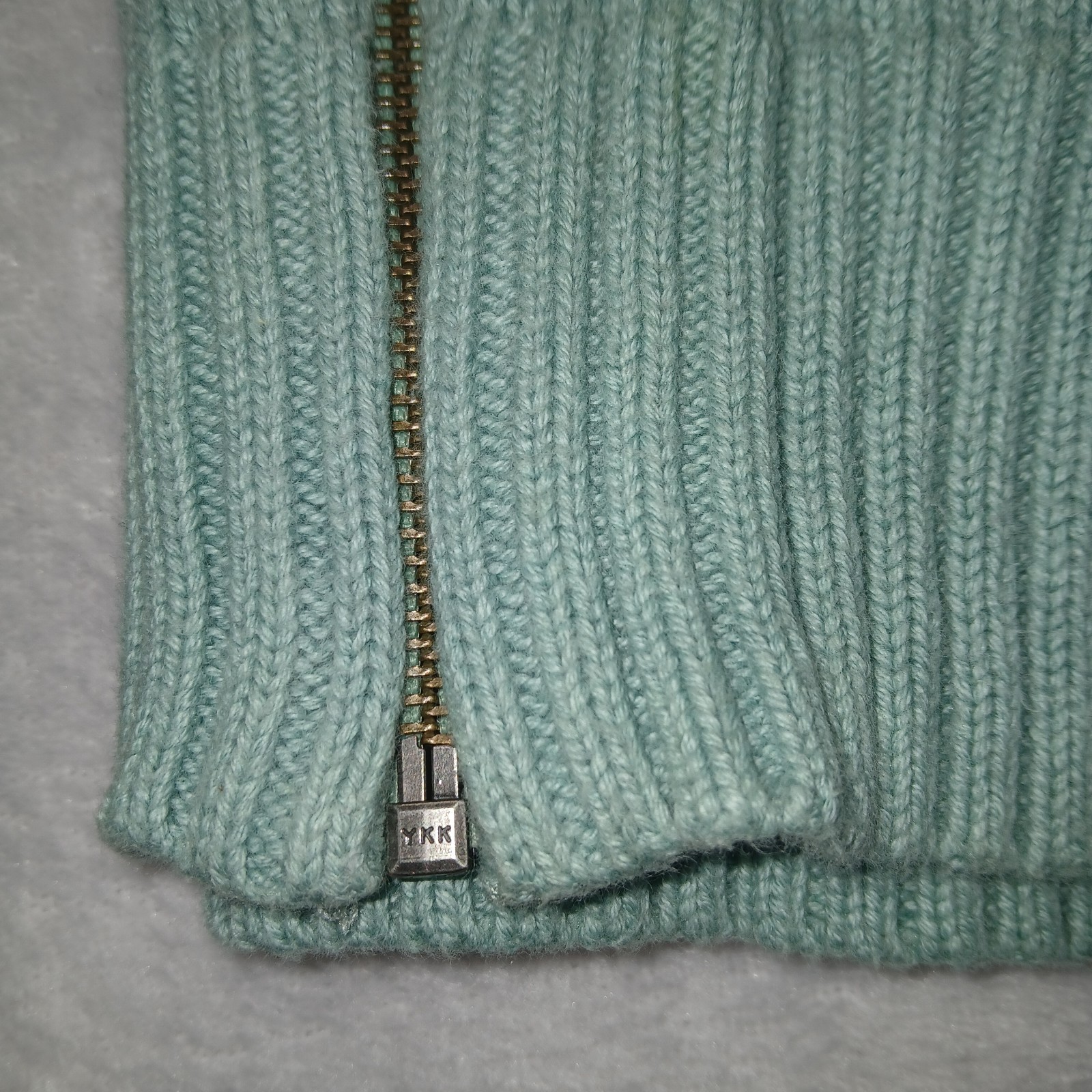 Pendleton Cotton Cable Knit Zip Front Sweater Ves… - image 7