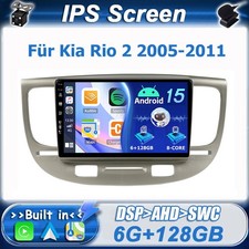 Für Kia Rio 2 2005-2011 Car Play Android 15 Autoradio GPS Navi AHD💥6GB+128GB💥