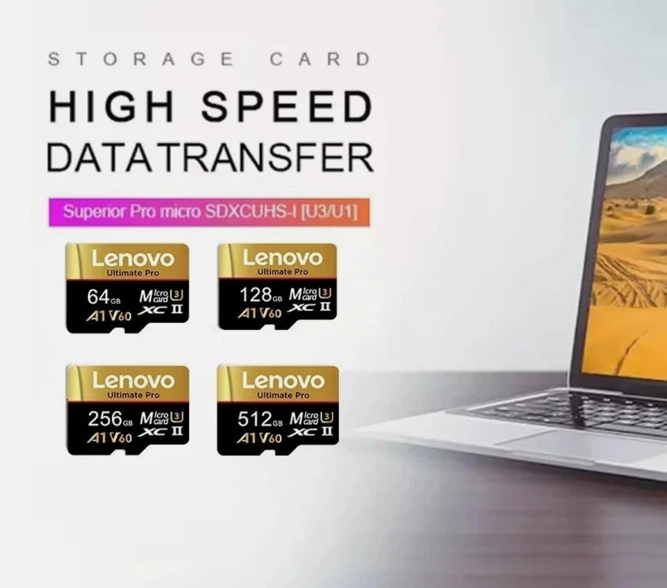 Micro SD Card 1TB 256GB 128GB High-Speed TF Memory Card for Phone Camera AU - image 2 of 4