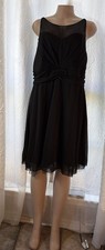 black cocktail dress by Ruby Rox, Goth Chiffon Sz 3X Little Black Dress