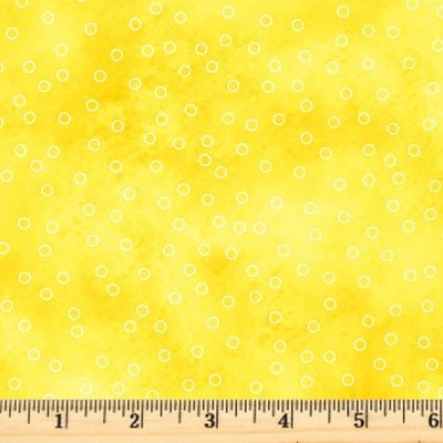 Sorbet Tossed Dots Yellow 04986Y Blender 100% Cotton Fabric  Sale By Half Yard