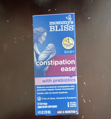 Mommy s Bliss Prebiotic Liquid Constipation Relief Baby Supplement Organic 4 fl 