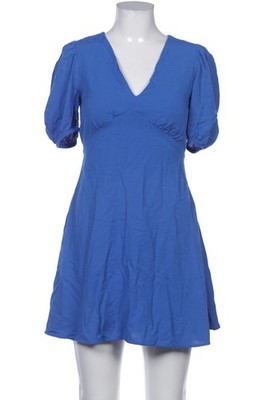 Reserved Kleid Damen Dress Damenkleid Gr. M Leinen Baumwolle Blau #ddxeml2