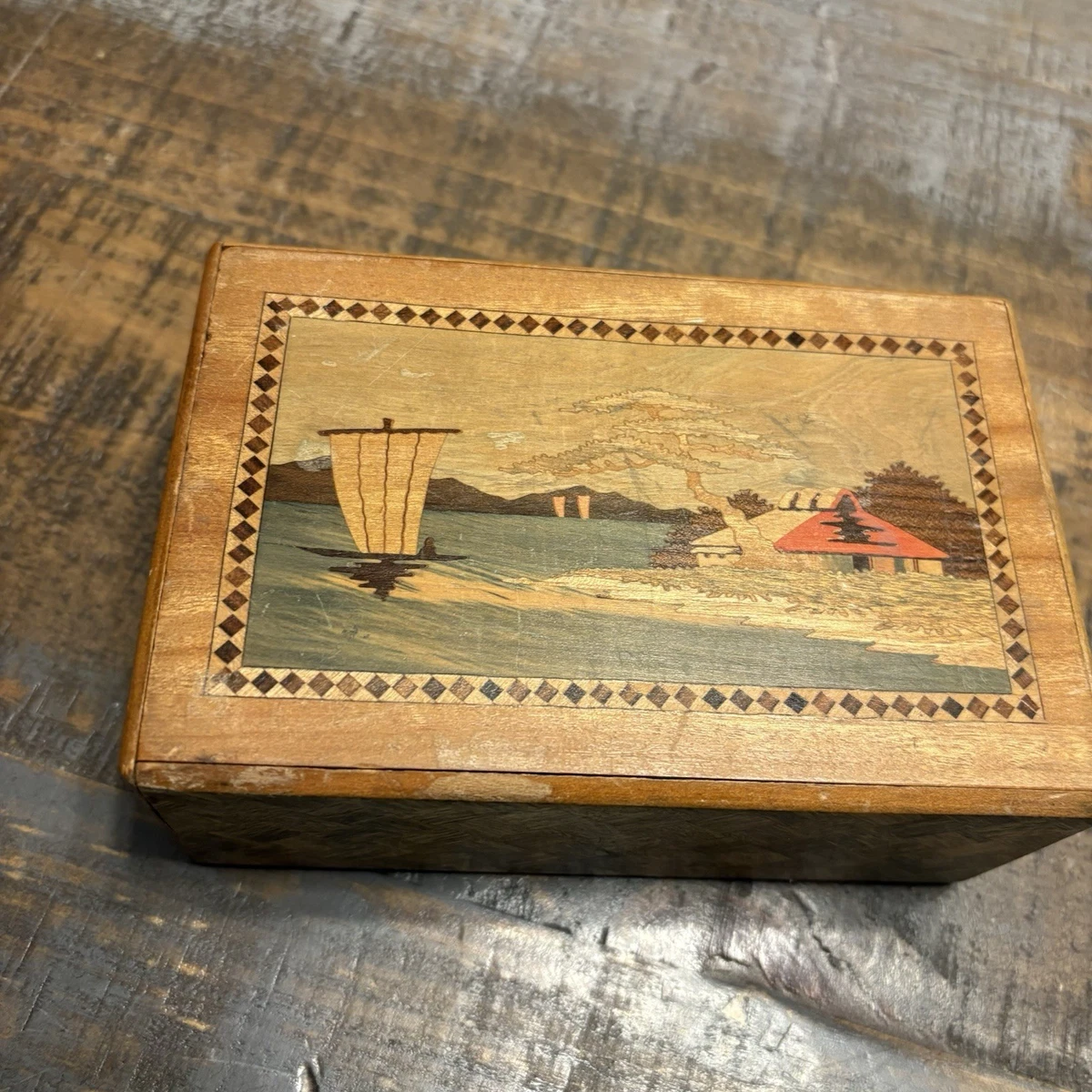 Japanese Wood Box In Collectible Japanese Boxes (1900-Now) for