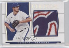 2022 National Treasures Colossal Materials Holo Silver 8/10 Dane Dunning s1i