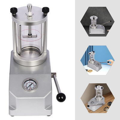 #ad #ad Silver Manual Watch Case Waterproof Tester Pressure Glass Test Tool for Repair $172.99