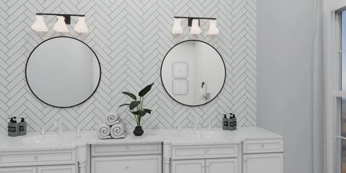 Quoizel Lighting - Stetson - 3 Light Bath Vanity-8.5 Inches Tall and 24.5 Inches - Picture 4 of 4