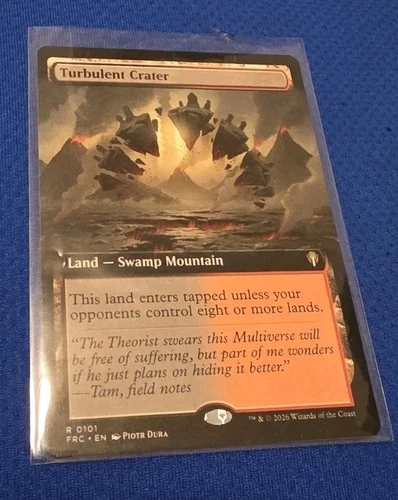 Turbulent Crater (Extended Art) 101 Commander: Reality Fracture Magic MTG NM video thumbnail