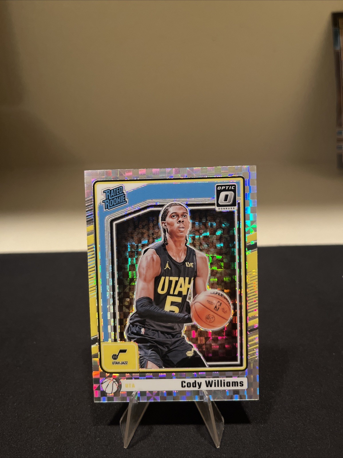 Cody Williams 2024-25 Panini Donruss Optic Rated Rookie Checkerboard #298