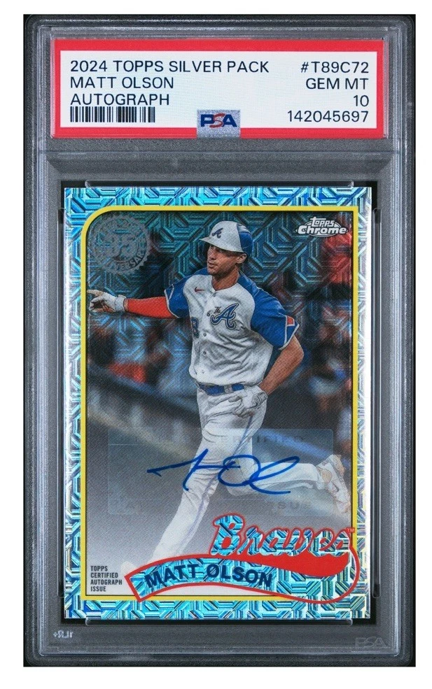 Matt Olson Baseball Serial Numbered Sports Trading Cards