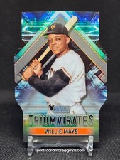 Willie Mays 2023 Topps Stadium Club  Baseball Triumvirates Die Cut #T-29 Giants