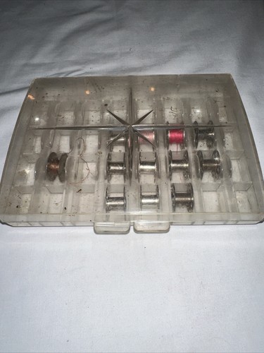 Vintage Bobbins Sears? Kenmore? Pfaff? 11- 7 Hole + 1 - 1 Hole Sewing Bobbins - Picture 4 of 4