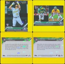 2023 Topps Now Jordan Diaz/Esteury Ruiz ROOKIE CARDS SP Athletics #165 & #192 RC