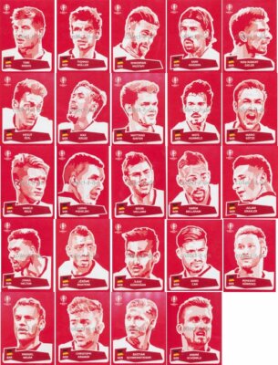 EM Euro 2016 - Einzelsticker CocaCola 1-24 - aussuchen
