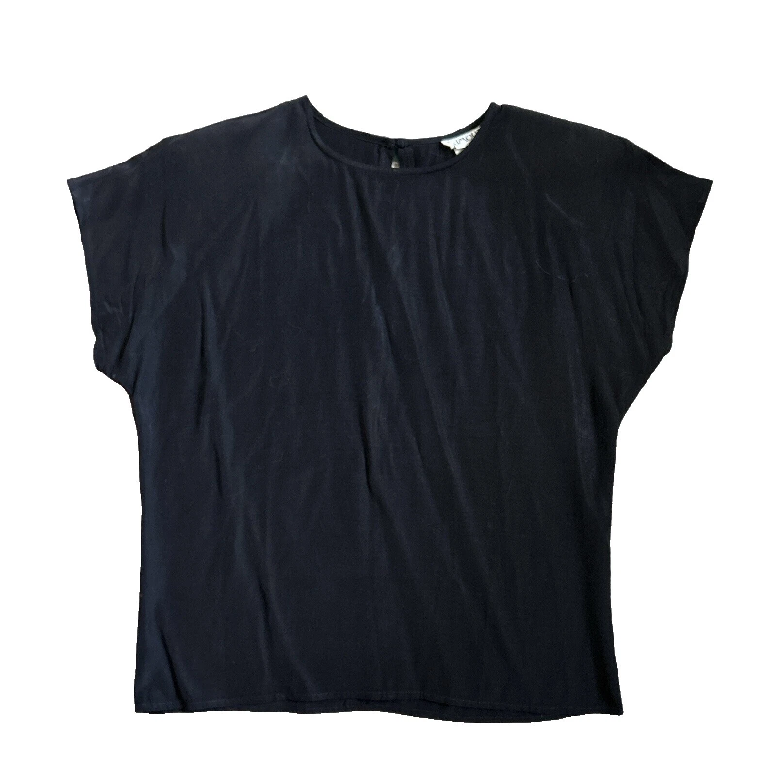 Camisetas vintage negro de acetato para Mujeres