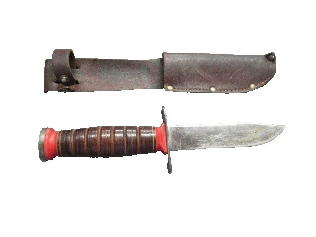 Schrade Carbon Steel Blade Bowie Collectible Fixed Blade Knives