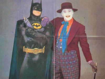 1989 Navarrete BATMAN Cromo #110-115 JACK NICHOLSON MICHAEL KEATON